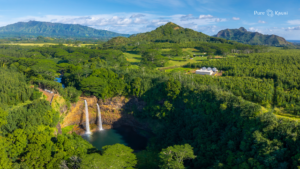Wailua Falls near Kapa'a Kauai Hawaii